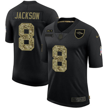 Lamar Jackson Baltimore Ravens black Salute To Service jersey