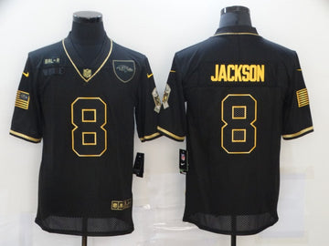 Lamar Jackson Baltimore Ravens black Salute To Service jersey