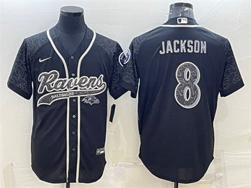 Lamar Jackson Baltimore Ravens black jersey