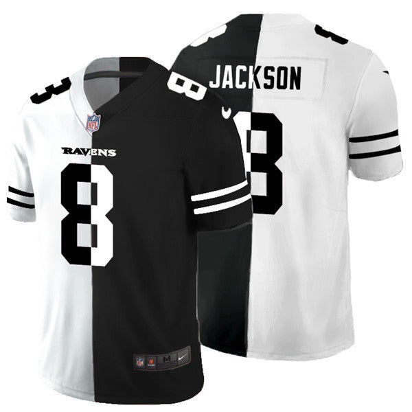 Lamar Jackson Baltimore Ravens black Split jersey
