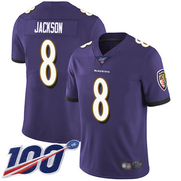 Lamar Jackson Baltimore Ravens purple Vapor jersey