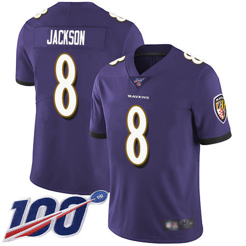 Lamar Jackson Baltimore Ravens purple Vapor jersey