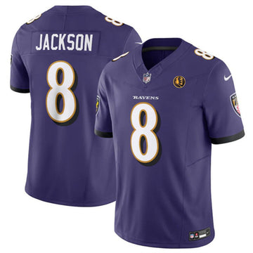 Lamar Jackson Baltimore Ravens purple Vapor jersey