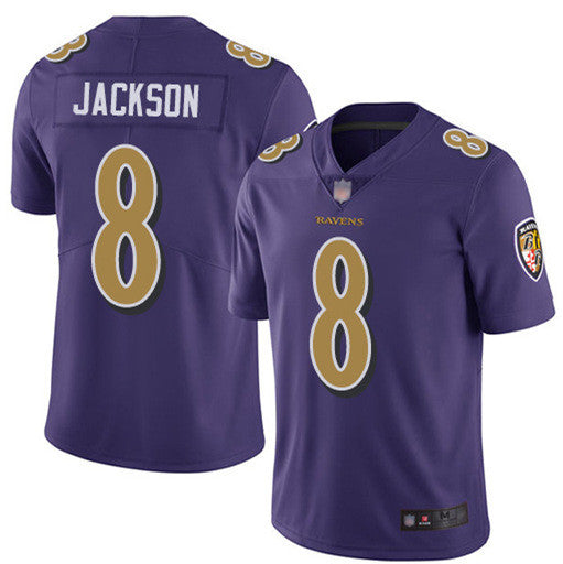 Lamar Jackson Baltimore Ravens purple Color Rush jersey