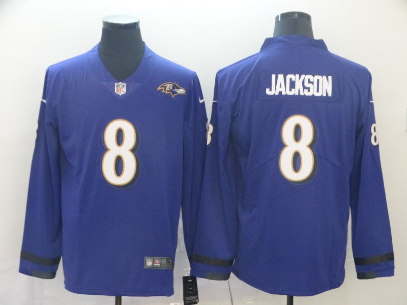 Lamar Jackson Baltimore Ravens purple jersey