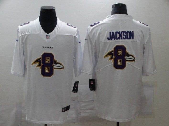 Lamar Jackson Baltimore Ravens white Vapor jersey