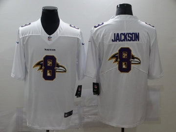 Lamar Jackson Baltimore Ravens white Vapor jersey
