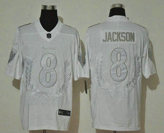 Lamar Jackson Baltimore Ravens white Vapor jersey