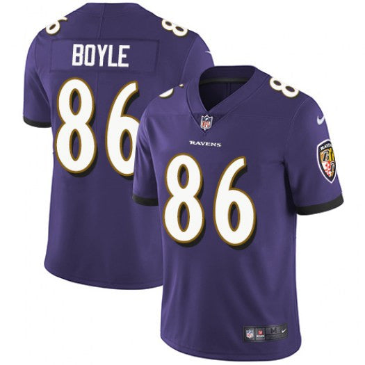 Nick Boyle Baltimore Ravens purple Vapor jersey