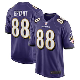 Dez Bryant Baltimore Ravens purple Game jersey