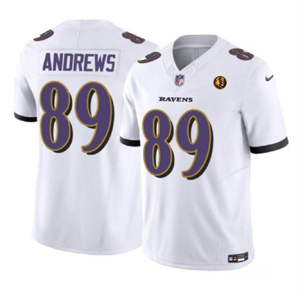 Mark Andrews Baltimore Ravens white Vapor jersey