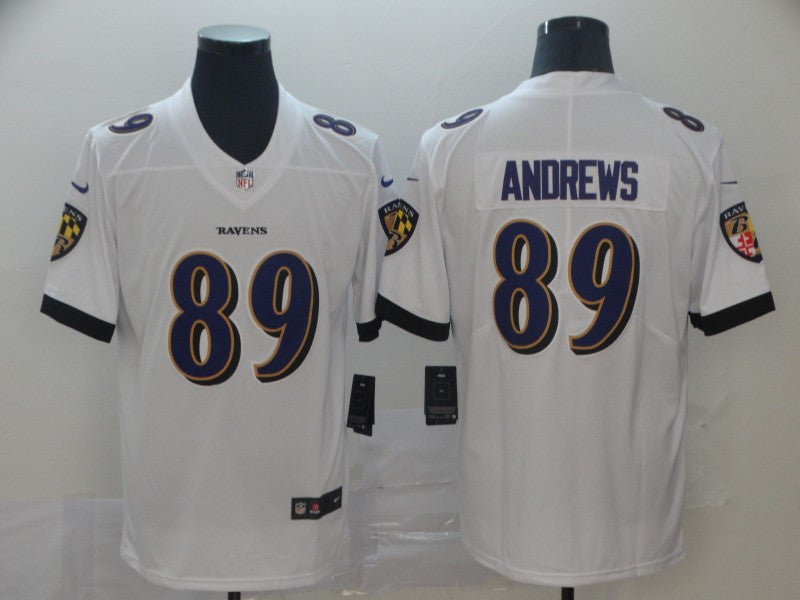Mark Andrews Baltimore Ravens white Vapor jersey