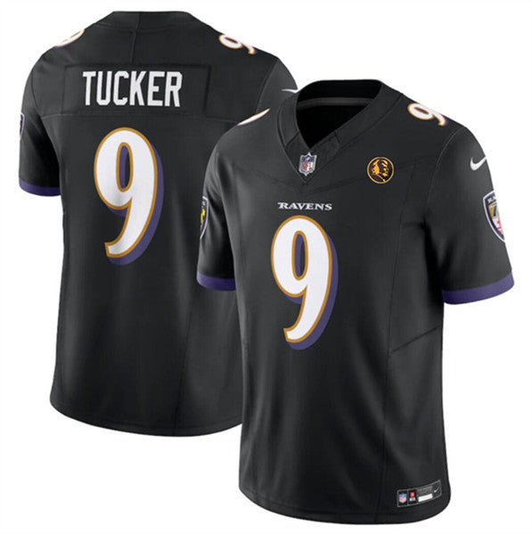 Justin Tucker Baltimore Ravens black Vapor jersey