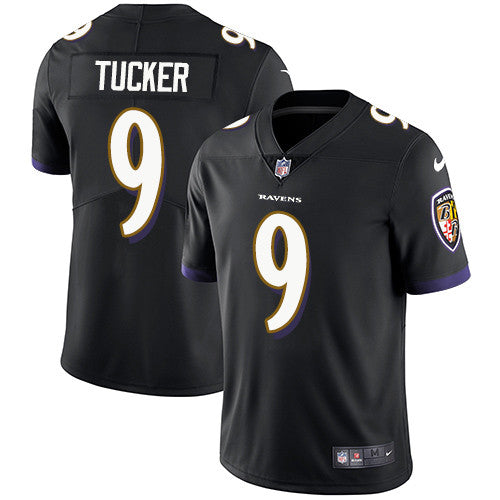 Justin Tucker Baltimore Ravens black Vapor jersey