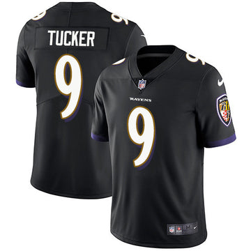 Justin Tucker Baltimore Ravens black Vapor jersey