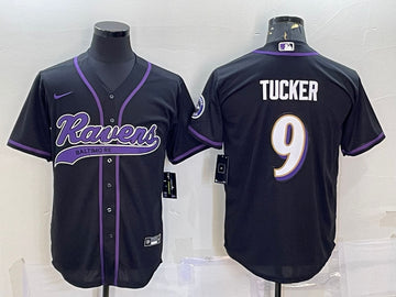 Justin Tucker Baltimore Ravens black jersey