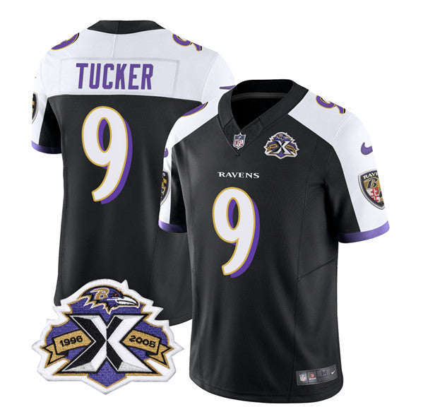 Justin Tucker Baltimore Ravens black Vapor jersey