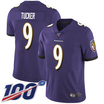 Justin Tucker Baltimore Ravens purple Vapor jersey