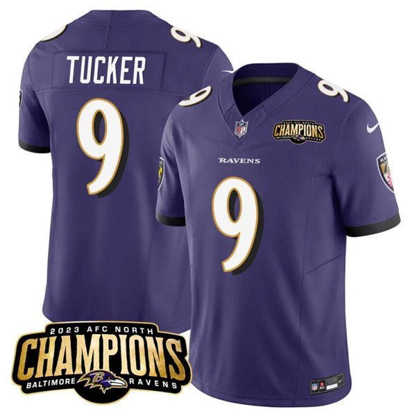 Justin Tucker Baltimore Ravens purple Vapor jersey