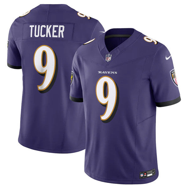 Justin Tucker Baltimore Ravens purple jersey