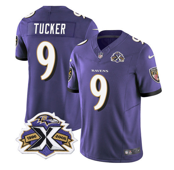 Justin Tucker Baltimore Ravens purple Vapor jersey