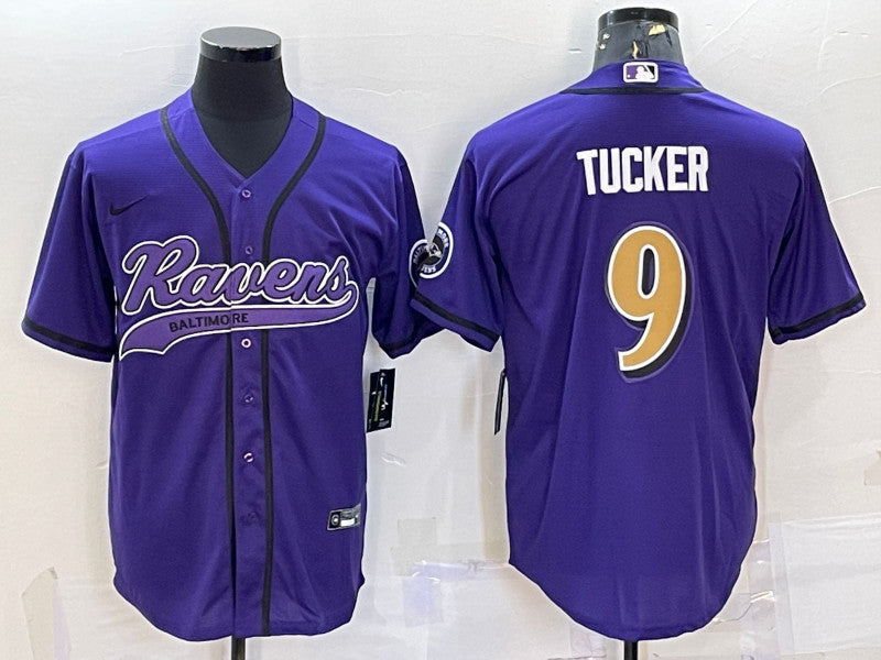 Justin Tucker Baltimore Ravens purple jersey