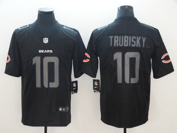 Mitchell Trubisky Chicago Bears black Limited jersey