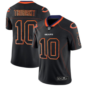 Mitchell Trubisky Chicago Bears black Color Rush jersey