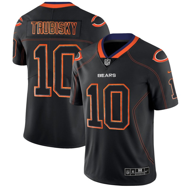 Mitchell Trubisky Chicago Bears black Color Rush jersey