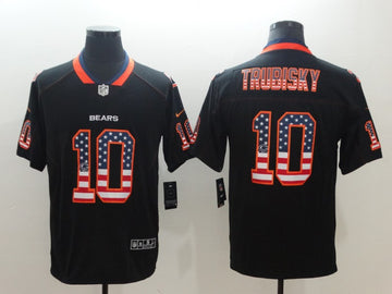 Mitchell Trubisky Chicago Bears black Color Rush jersey