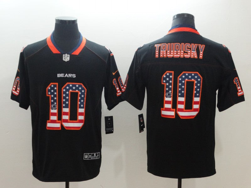 Mitchell Trubisky Chicago Bears black Color Rush jersey
