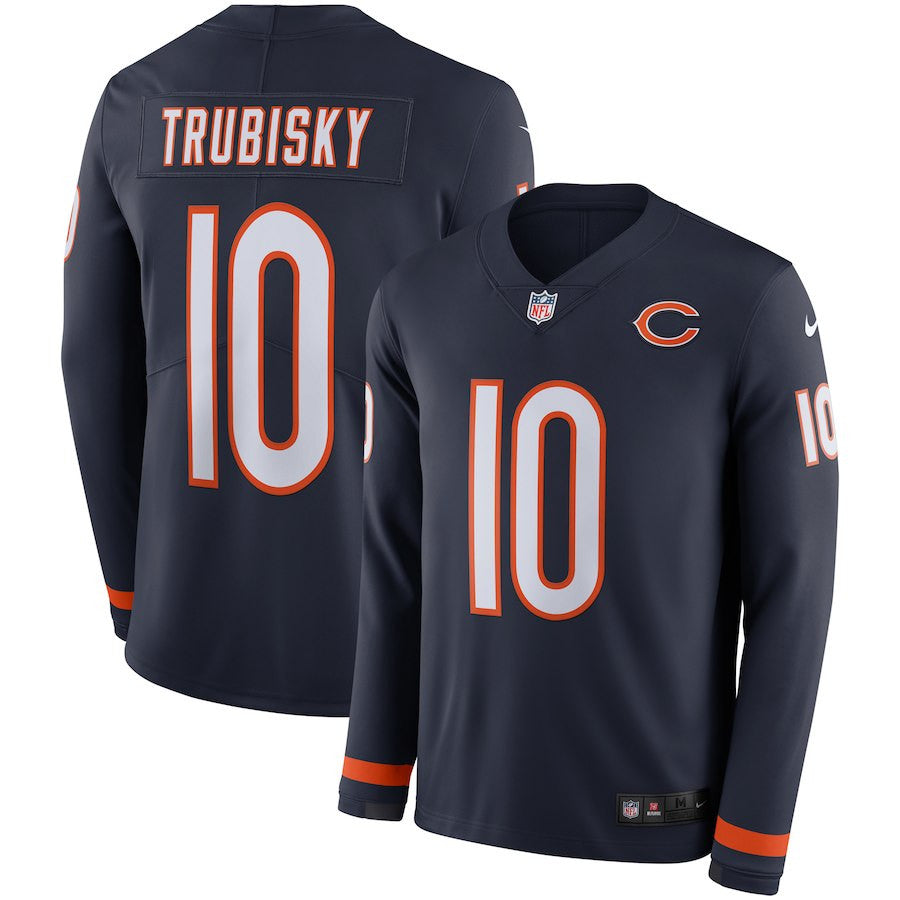 Mitchell Trubisky Chicago Bears navy jersey