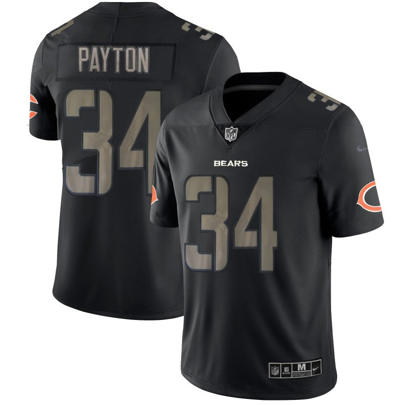 Walter Payton Chicago Bears black Limited jersey