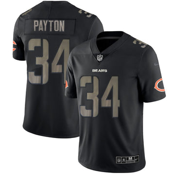Walter Payton Chicago Bears black Limited jersey