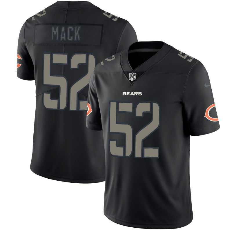 Khalil Mack Chicago Bears black Limited jersey