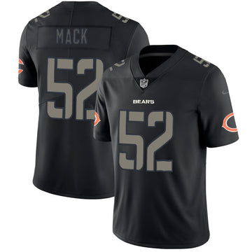 Khalil Mack Chicago Bears black Limited jersey