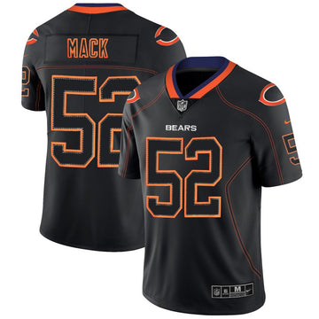 Khalil Mack Chicago Bears black Color Rush jersey