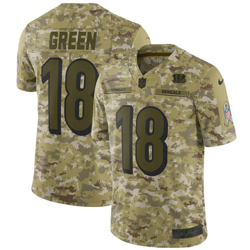 A.J. Green Cincinnati Bengals camo Salute To Service jersey