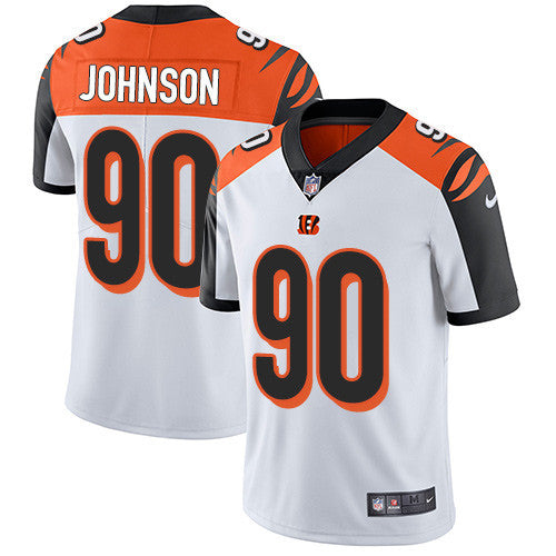 Michael Johnson Cincinnati Bengals white Vapor jersey