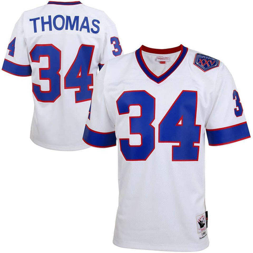 Thurman Thomas Buffalo Bills white Throwback jersey