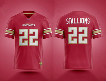 Birmingham Stallions Birmingham Stallions red jersey