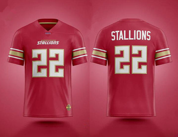 Birmingham Stallions Birmingham Stallions red jersey