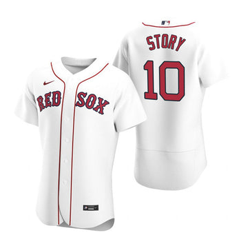 Trevor Story Boston Red Sox white jersey