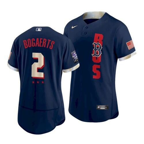 Xander Bogaerts Boston Red Sox navy All-Star jersey
