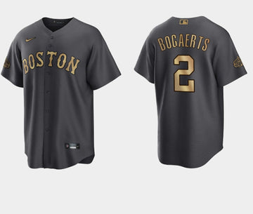 Xander Bogaerts Boston Red Sox charcoal All-Star jersey
