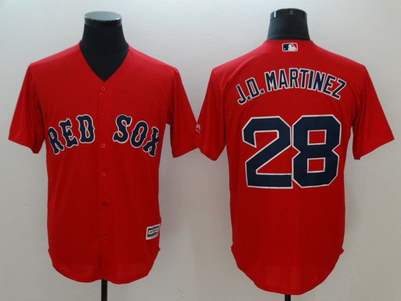 J.D. Martinez Boston Red Sox red jersey
