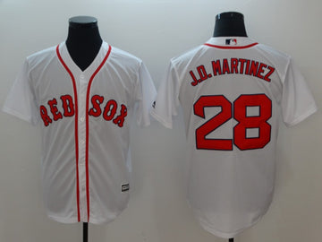 J.D. Martinez Boston Red Sox white jersey
