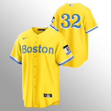 Matt Barnes Boston Red Sox gold City Connect jersey
