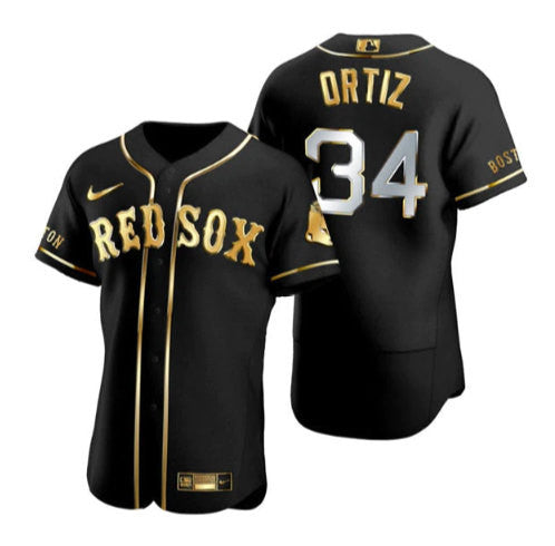 David Ortiz Boston Red Sox black jersey