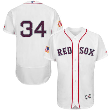 David Ortiz Majestic Boston Red Sox white Fashion jersey